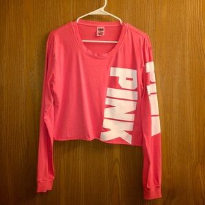 Victoria’s Secret PINK Crop Top Long Sleeve